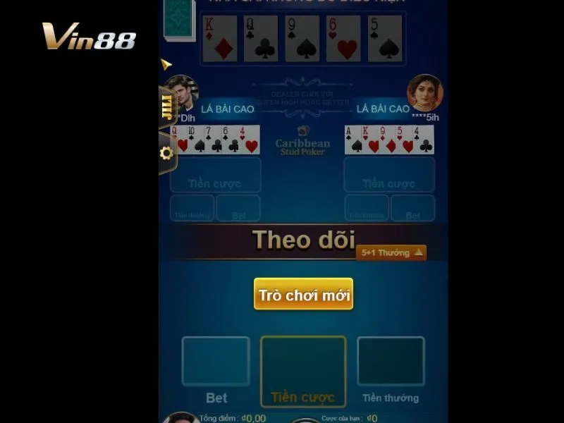 Đồ họa đẹp được JILI đầu tư cho Carribbean Stud Poker