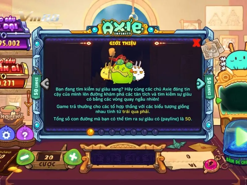 Giới thiệu về game quay hũ Axie Infinity