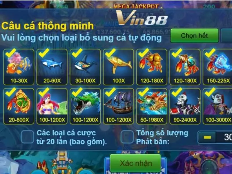 Một số mẹo chơi Ocean King Jackpot Vin88 hay