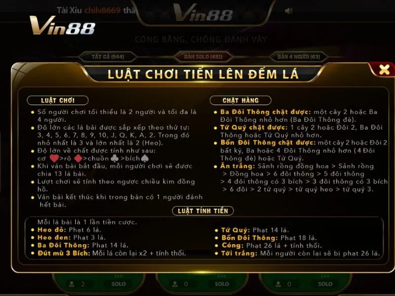 Nắm rõ luật giúp bạn chơi tốt hơn mọi ván bài