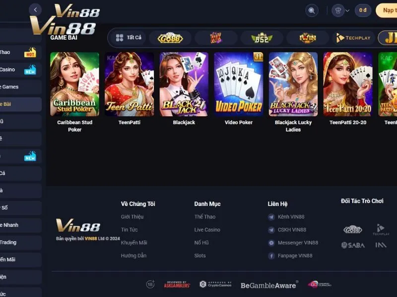 Tham gia Carribbean Stud Poker trên sảnh JILI