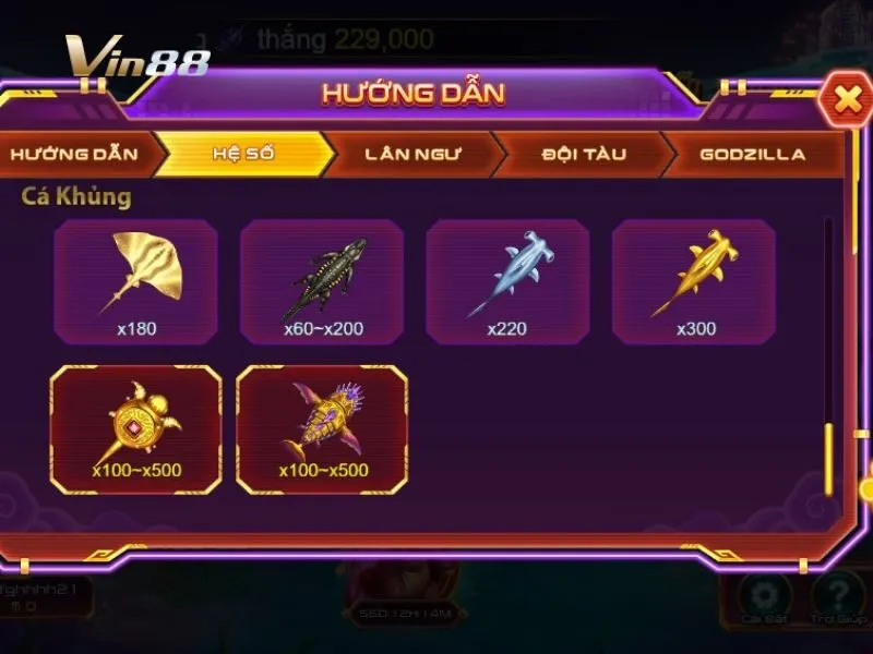 Bảng thưởng Đại chiến Godzilla cực hấp dẫn