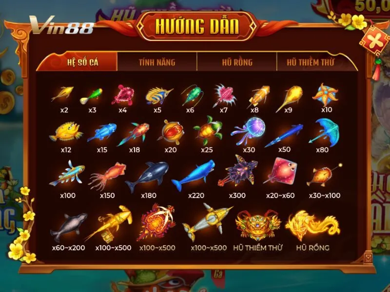 Bảng thưởng Vua Săn Cá cực hấp dẫn