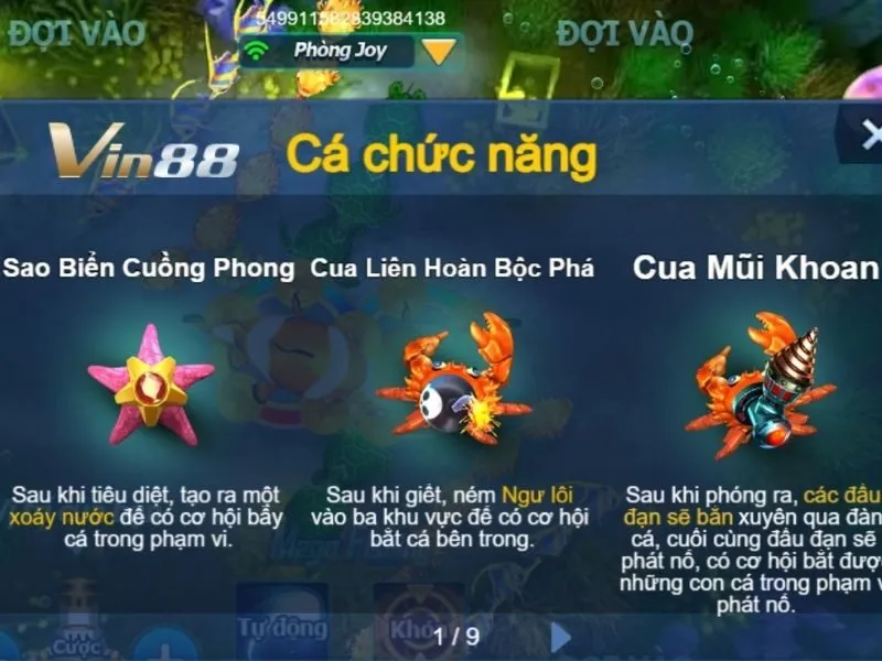 Đa dạng các tính năng hỗ trợ cho người chơi