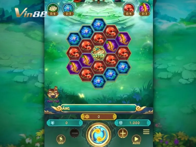 Giao diện game quay cuộn Đan Đạo Chí Tôn