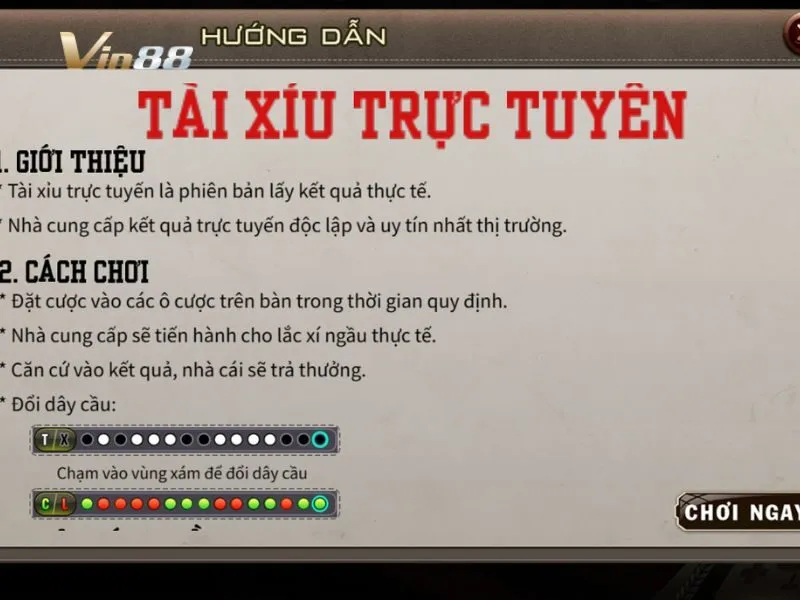 Giới thiệu về game tài xỉu cá cược online đơn giản