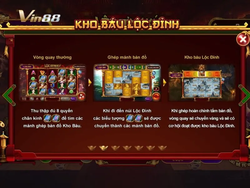 Lộc Đỉnh Ký nằm tại sảnh nổ hũ Techplay của Vin88