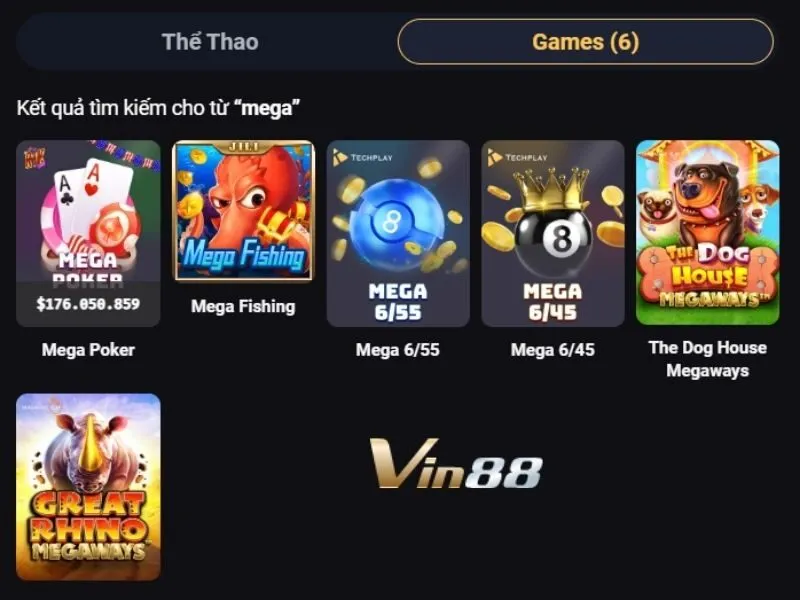 Mega 6/55 Vin88 được cải tiến từ thể loại xổ số truyền thống