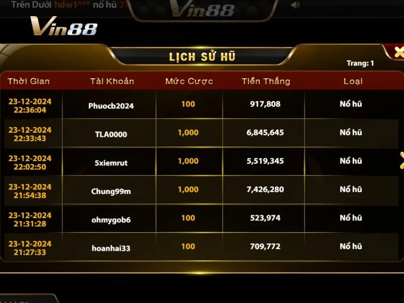 Mini Poker tại Vin88 giúp nhiều người thắng lớn
