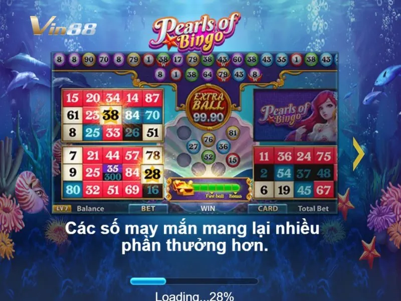 Pearl of Bingo Vin88 là game chọn số thú vị