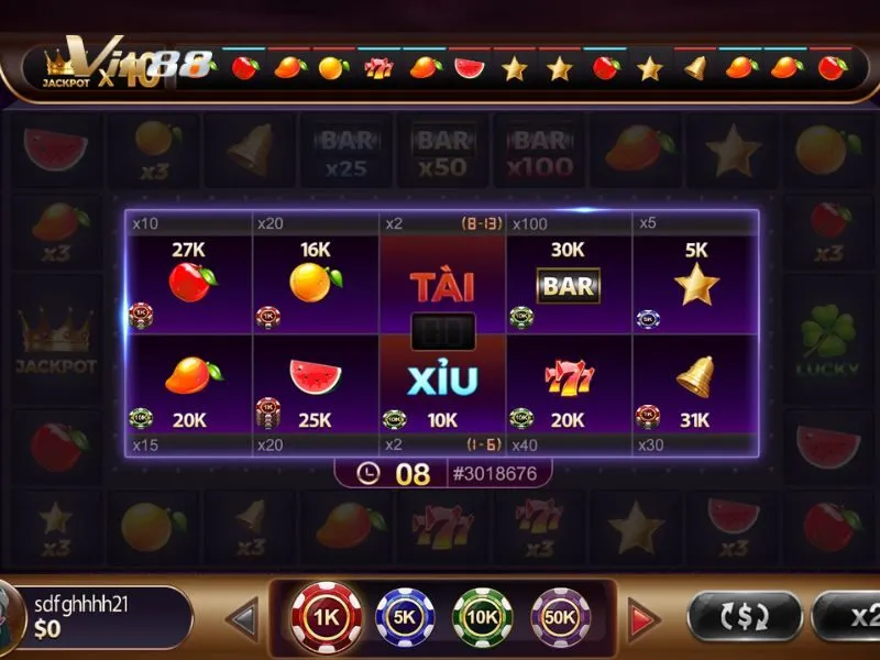 Quay số xèng tài xỉu quen thuộc với tuổi thơ