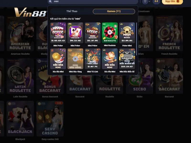 Tham gia mini Đào Vàng trên Game nhanh Vin88