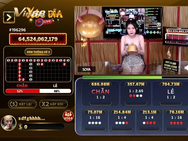 Xóc Đĩa Livestream trải nghiệm chân thực chưa từng có